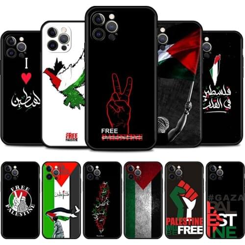 Palestine Flag Cell Phone Case for iPhone 11 Pro 12 Mini XR X 7 8 6 6S Plus XS Max 5 5S SE 2020 Mobile Phones Cover