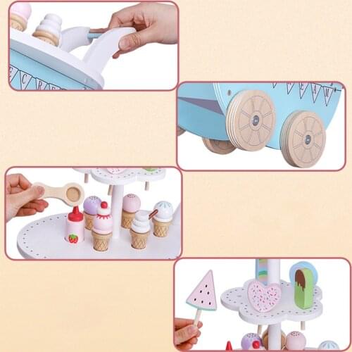 Children Pretend Play Toy Wooden Educational Toys Early Learning Toy