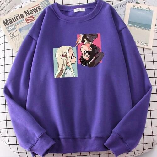 Jibaku Shounen Hanako kun Print Clothes Mens Fashion Hip Hop Print Hoodies Crewneck Loose Streetwear Cartoons Fleece Hoody Men