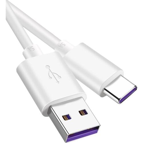 2m Fast Charge USB Type C Cable For Xiaomi Samsung Galaxy S9 Huawei Mate 20 Data Cable USB Type C Cable Mobile Phone Wire Cord