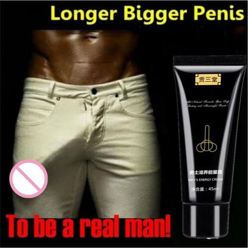 New 2021 45ML Strong Man Massage Essential Oil Penis Enlargement Cream Increase Growth Size Extender Delay Spray Products