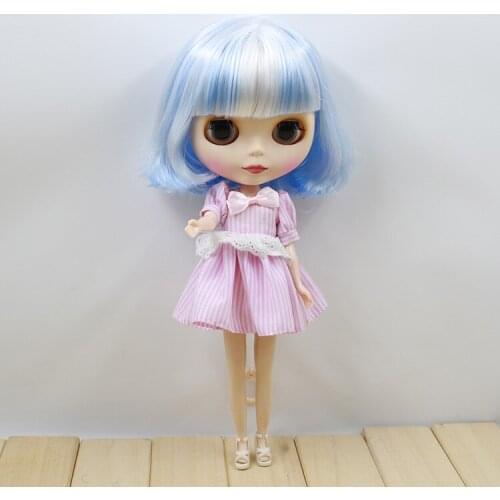 Free shipping cost Mixed Hair Nude blyth Doll,Suitable For DIY