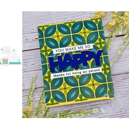 Hollow Inkjet Mold Metal Cutting Stencil DIY Scrapbooking Easter Craft Embossing Making Stencil