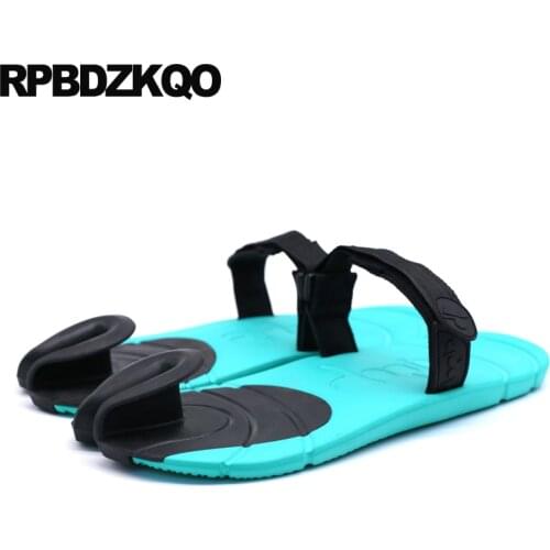 Size 45 waterproof shoes slippers flat water large slides slip on mens sandals 2018 summer outdoor strap beach fashion plus