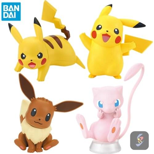 Bandai Assembled Model Pokemon Pikachu Eevee Mew Magikarp Figure Model