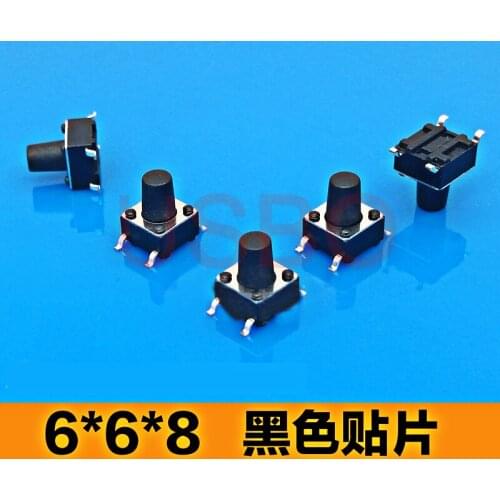 SMT Touch Switch Microswitch Tactile Push Button Switch Tact 4 Legs 6*6*8mm