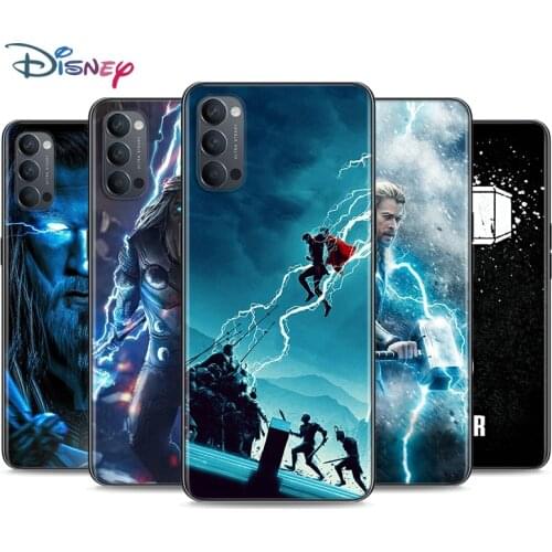 Thor Tales Of Asgard Soft Black Silicone Cover For OPPO Reno 5 Pro+ 3 4 Lite F SE Z Pro 4G 5G Phone Case Shell