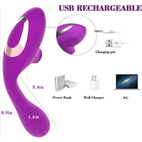 2021 Heating Free To Bend G-spot Vibration Nipple Sucker Stimulator Famale Masturbation Dildo Vibrator Sex Toys For Woman