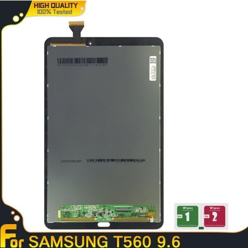 For Samsung Galaxy Tab E 9.6 SM-T560 T560 T561 LCD Display Touch Screen Digitizer Sensors Assembly Panel Replacement Parts