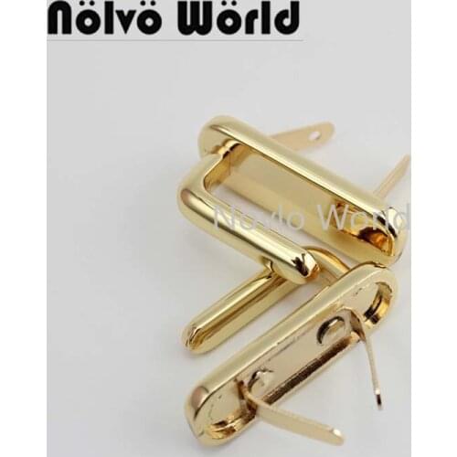 4 pieces test, 34*21mm, high quality metal lock for purse bag handle locks women handbag platinum lock hook hardware accessories