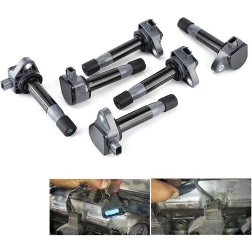 6pcs Ignition Coil UF603 Fit for Honda 2011 2012 2013 2014 Accord / Crosstour / Odyssey V6 3.5L ABS Car Accessories