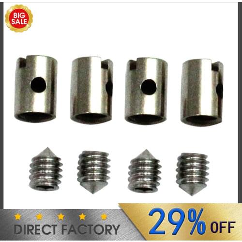 8Pcs 5mm Solderless Cable Nipples Throttle Choke Anticorrosion Rust-proof for Setting up Carb Cables for Motorcycle Mower Car