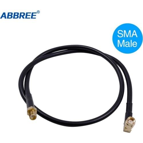 ABBREE AR-152 AR-148 Tactical Antenna SMA-Male Coaxial Extend Cable for Yaesu VX-6R FT-70DR TYT Wouxum Ham Radio Walkie Talkie