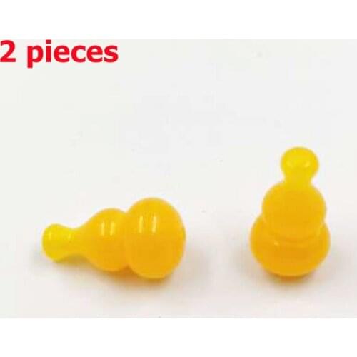 Yellow Resin beads accessories Tasbih part Gourd head making for Rosary Bracelets