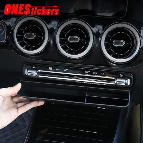 For Mercedes Benz GLE GLS B GLB Class W167 X167 W247 X247 GLE350 GLE450 Car Accessories Central Control Storage Box Tray Holder