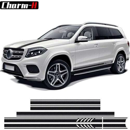 Edition 1 Style Stripes Car Door Side Skirt Sticker Bonnet Decal Kit For Mercedes Benz GLS Class X167 X166 Accessories
