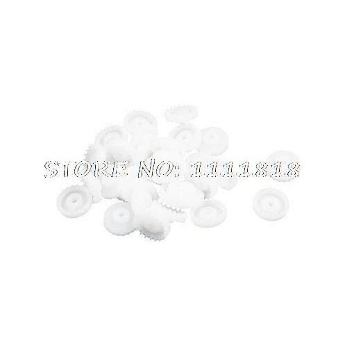 Toy Car Motor Transmission Axle 20-Teeth Right Angle Steering Crown Gear 30 Pcs