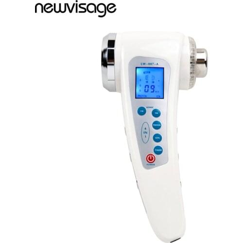 4 in 1 Sonophoresis Beauty Machine Face Body Ultrasound Photon Device Facial Massager Ultrasonic Cleaner Galvanic Ion Skin Care