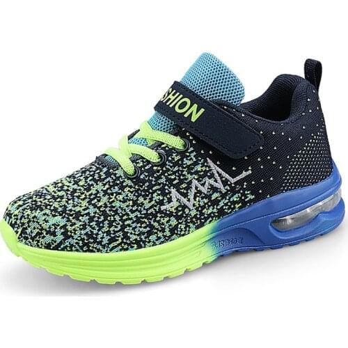 New Unisex Fashion Mesh Casual Children Sneaker Boy Girl Big Kids Breathable Flat Sport Shoes Comfortable Soft Gym Running Shoes