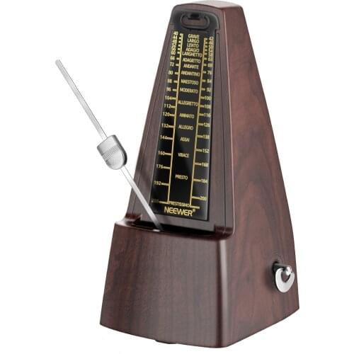Neewer NW-707 Square Wind up Mechanical Metronome with Accurate Timing and Tempo for Piano Guitar Bass Drum Violin and Other