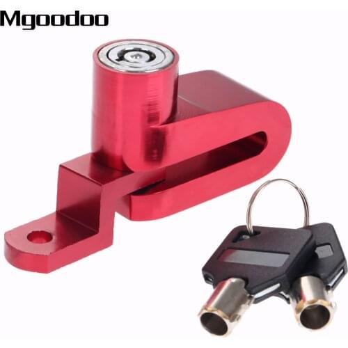 Mgoodoo Motorcycle Bike Bicycle Disc Disk Brake Lock Security Anti-theft Alarm Lock Motorcycle Theft Protection Stainless Alloy