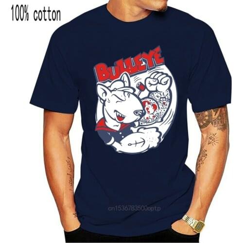 Men Bull Terrier T-shirt The Bulleye hand print white shirt Bullterrier lover gift idea Psiakrew mens T-shirt