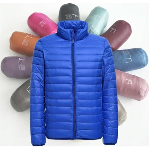 2019 new ultralight jacket for men Casual Autumn Winter white duck coat windbreaker coat Parka warm coat male fashion outerwear