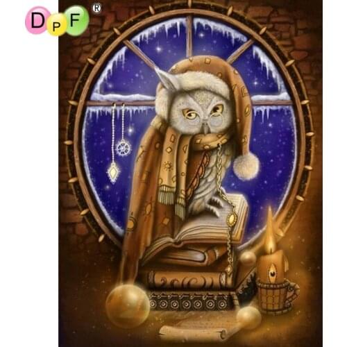 3d DIY Diamond Painting Cross Stitch doctor owl Resin Diamond embroidery kits Needlework Home Decor animal pictures crafts