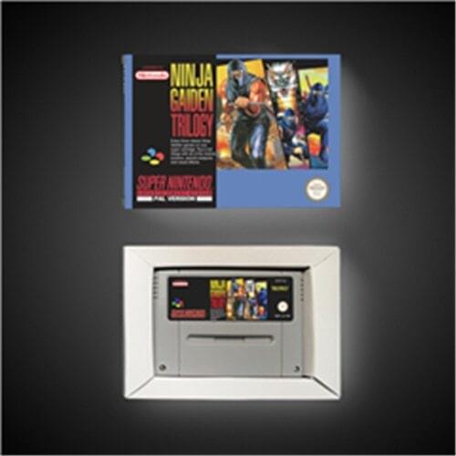 Ninja Gaiden Trilogy - EUR Version Action Game Card with Retail Box