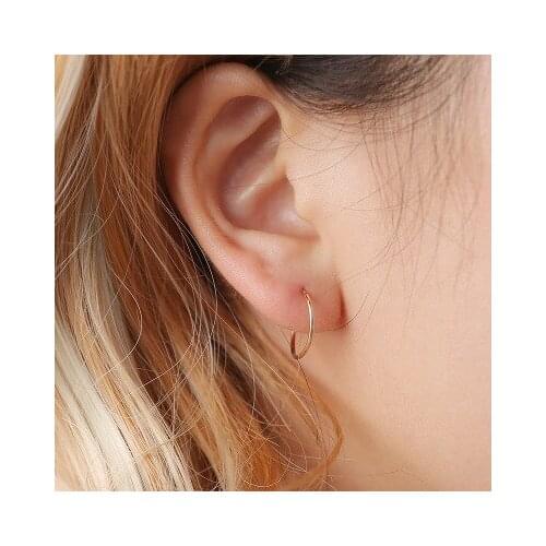 New fashion Small fresh and simple open circle earrings For Women girl Accessories jewelry wholesale