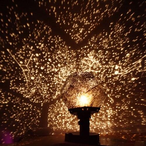 Romantic Planetarium Projector Night Star Sky Night Lamp For Home Bedroom Decor LED Starlight Projector Night Lights Baby Gift