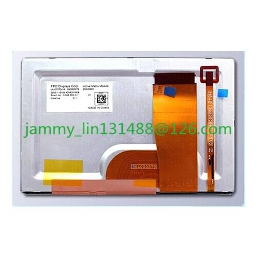 Real original new TPO Display LAJ070T001A 7inch screen for Volvoo S60 XC90 car GPS navigation LCD monitor