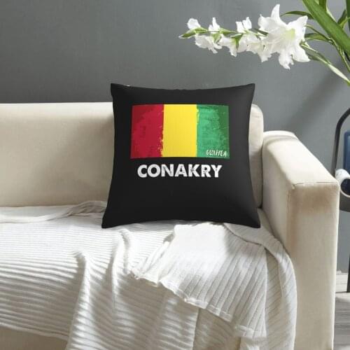 Conakry Guinea pillowcase printed cushion cover sofa waist pillow pillow cover