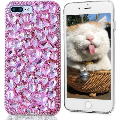 Luxury Case For Huawei P Smart 2021 P8 P9 P10 P20 P30 P40 Lite E Pro Cover Y3 Y5 Lite Y6 Y7 Y9 Full Rhinestone Diamond NEW Case