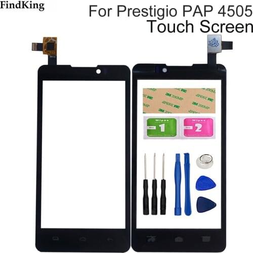 Mobile Phone Touch Screen For Prestigio PAP 4505 Touch Screen Digitizer Sensor Glass Panel Replacement Assembly Parts Tools