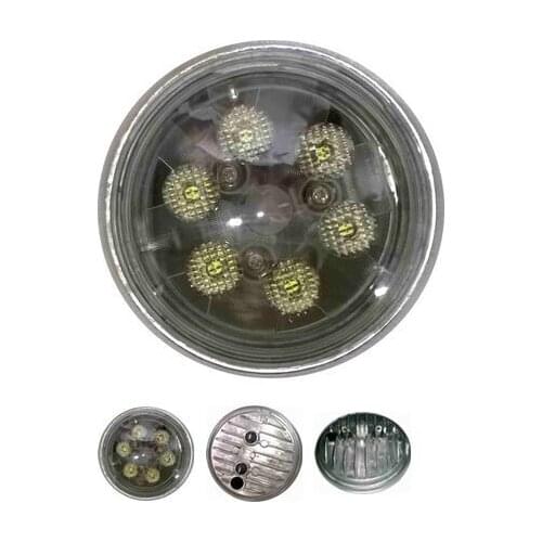 LED Tractor Lights Round Lantsun Flood Light CREE LED Work Light 12V for John Deeres tractor Offroad 4x4, 4WD etc(2Pcs)