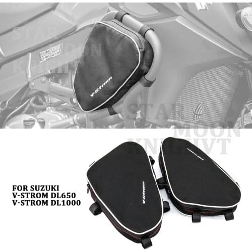 For Suzuki V-Strom DL650 DL1000 For Givi For Kappa Motorcycle Frame Crash Bars Waterproof Bag Repair Tool Placement Bag