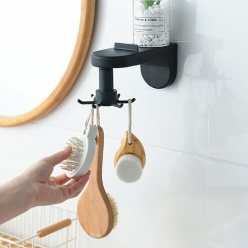 Punch-Free Rotatable Home Kitchen Dishware Utensil Storage Hanger Hanging Hooks Home Kitchen Dishware Utensil Storage