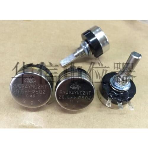 [YK] original TOCOS RVQ24YN02HT 28.5F 502 5K shaft 28.5mm Potentiometer switch RVQ24YN02HT28.5F single