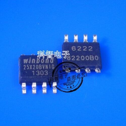 10pcs/lot 100% New&original W25X20BVSNIG W25X20BVNIG 25X20BVNIG SOP8