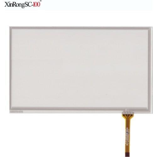 4 line touch screen panel digitizer glass lcd for radio Renault Duster 2017 Car DVD compatible free shipping