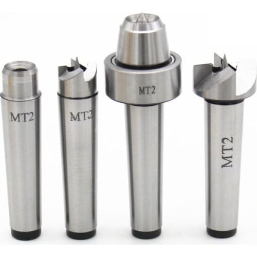 4pcs/set morse MT1 MT2 morse tapper center set for woodworking wooden cnc lathe machines center