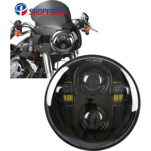 5.75 " Headlight For , 5 3/4 "New For -David LED Headlamp For Softail Dyna And Sportster Model