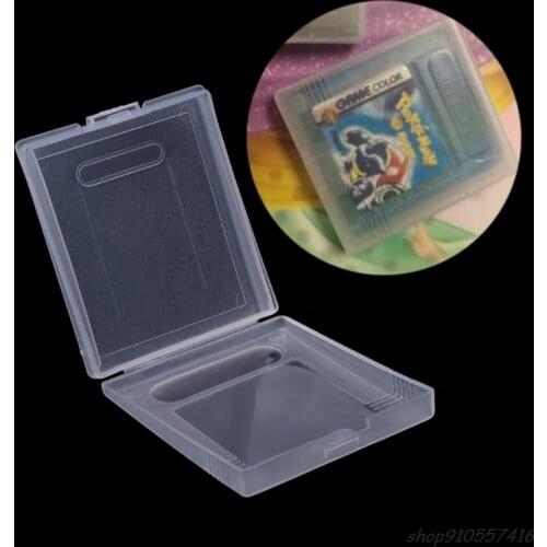 5x Clear Plastic Game Cartridge Case Dust Cover for nintendo Game Boy Color GBC O14 20 Dropshipping