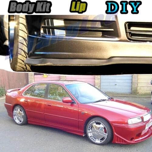 Car Bumper Lip Front Spoiler Skirt Deflector For Rover 600 Series Tune Car Modified Body Kit VIP Hella Flush Lips