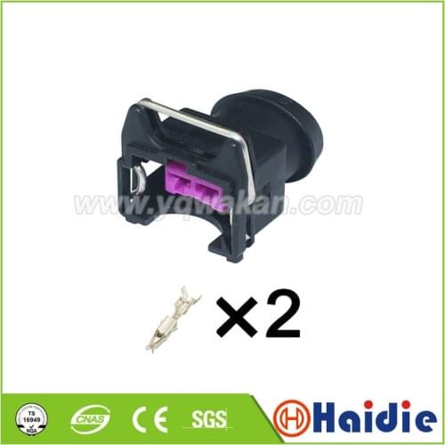 Free shipping 5sets 2pin automotive electric housing plug 443 906 232 plastic waterproof wiring cable connector 443906232