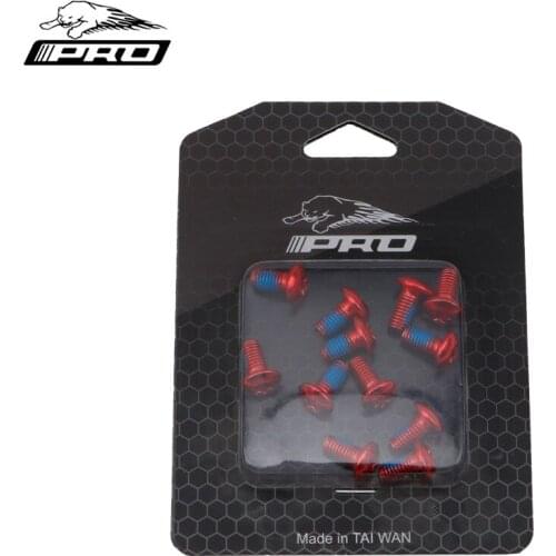 IIIPRO Alloy Steel T25 Bolts M5x11.5mm Torx For Iamok Mountain Bike Disc Brake Rotor Bicycle Fixing Screws 12 Pcs