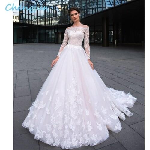 Chengjun High Quality Long Ball Gown Puffy Wedding Dresses For Ladies