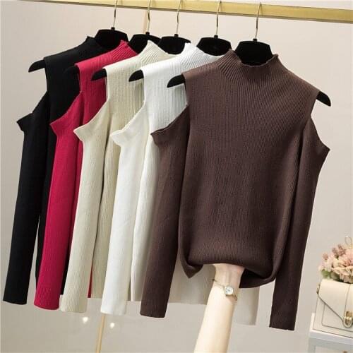 Cheap wholesale 2021 spring autumn winter new fashion casual warm nice women knitted sweater woman female OL BVPK