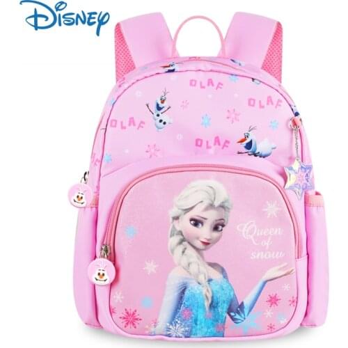 Disney Princess Childrens Backpack Girls School Bag Frozen Elsa Anna Girl Baby Backpacks